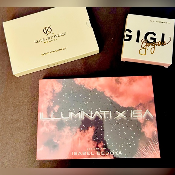 Other - ILLUMINATI X ISA Glam Eyeshadow Pallete Bundle